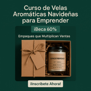Curso: Velas Aromáticas Navideñas para Emprender